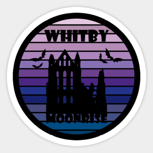 Whitby Moonrise Sticker